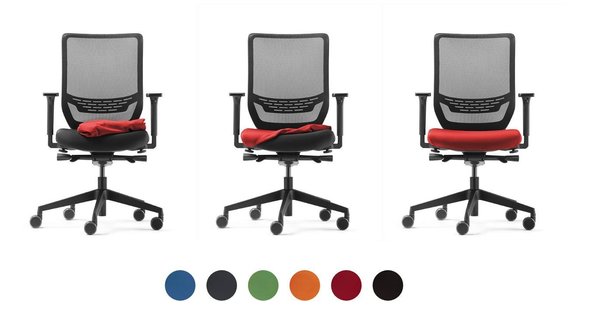 Sitz-Husse für Trend Office Sync plus und  Sync mesh von Dauphin