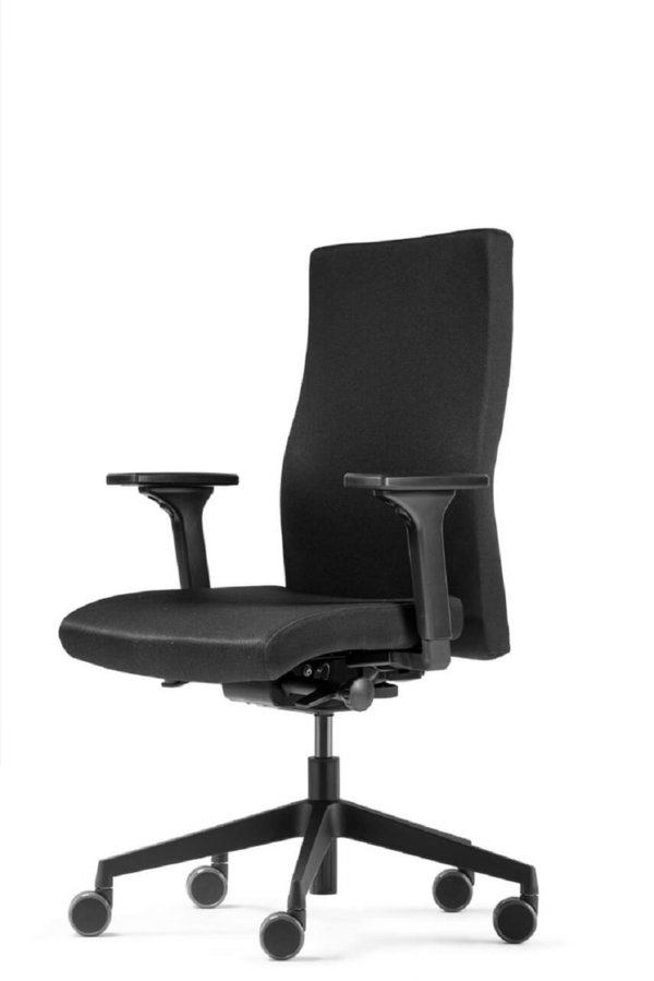 Dauphin Trendoffice to-Strike Comfort pro, ergonomischer Bürostuhl, gepolstert, schwarz